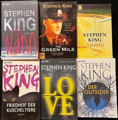SAMMLUNG PAKET - 11 Taschenbücher - STEPHEN KING - Outsider, Love, Wahn u.v.a.