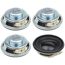 4 Pcs 1.5 4ohm 3w Full Range Audio Speaker Stereo Woofer Loudspeaker For Arduin