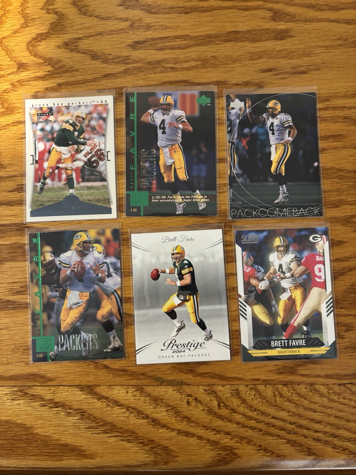 Brett Favre Lot (6) Green Bay Packers