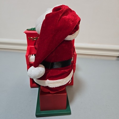 Klavier spielender animierter Weihnachtsmann Markenlos getestet - siehe Beschreibung  - Bild 4 von 8