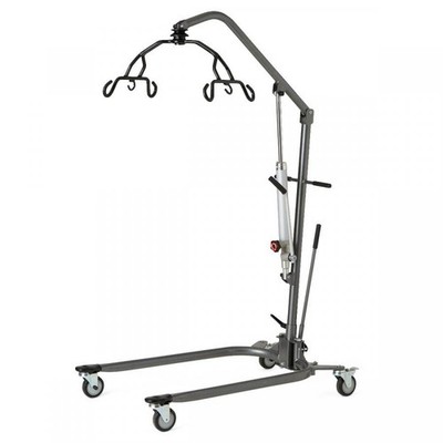 Medline Manual Hydraulic Patient Lift 6-Point Cradle Sling 400 Lb. Weight Cap. 1