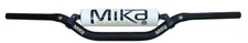Mika Metals 7/8in. Oversize Handlebar - Mini High Bend - White MKH-11-MIH-WHITE