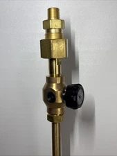 Harris Specialty Gases Brass Valve Manifold Assembly 17-3/8” Length thumbnail 3