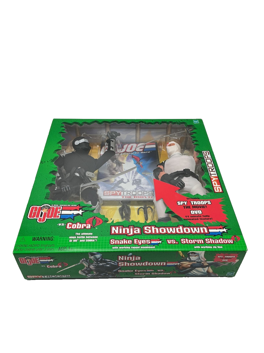 Hasbro GI Joe Vs Cobra Spy Troops Ninja Showdown SNAKE EYES VS