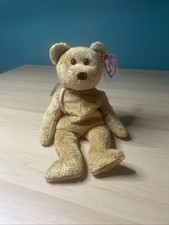 TY Beanie Baby - CASHEW the Bear (8.5 inch) 2000
