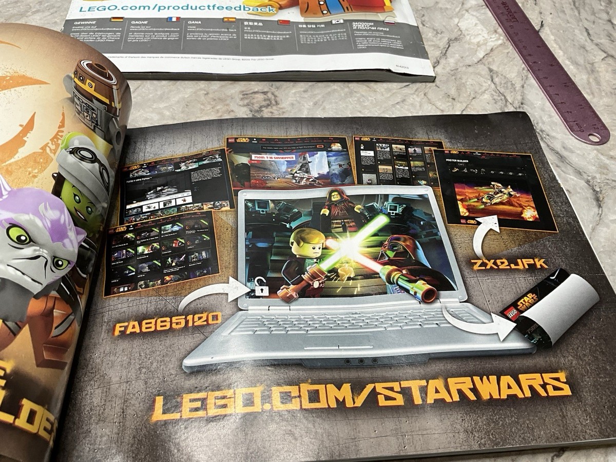 LEGO STAR WARS Instruction Book Lot Of 3 bb-8 75187, Disney 75105