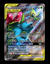 2019 Pokemon CELEBI & VENUSAUR GX Black Star Promo Set FULL ART Holo Card #SM167