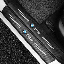 4Pcs Sticker Door Decals Car Threshold Strip Sill Scuff Cover Plate for BMW