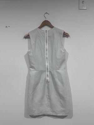Gap White Linen Cotton Sheath Dress Sleeveless Short Size 0 | eBay