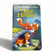 The Fox and the Hound VHS, 1994 Walt Disney Classic Black Diamond Movie 2041
