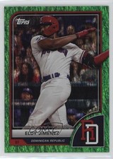 2023 World Baseball Classic Green Sparkle Foil 68/75 Eloy Jimenez Jiménez 9cf