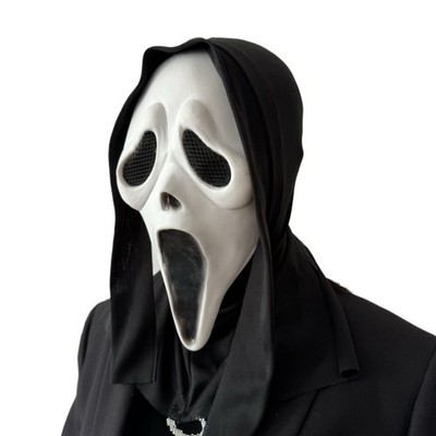 Scream Ghost Face Mask Halloween Horror Latex Mask Screamer