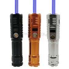 450nm Blue Pointer Adjustable Focus Visible Beam Flashlight -Black Body