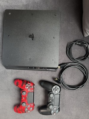 PlayStation 4 PS4 Slim 1TB + 2 Controller
