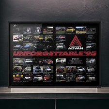 90s Vintage Ad YOKOHAMA ADVAN &times; dash JGTC JTCC UNFORGETTABLE 95 carbon wheels