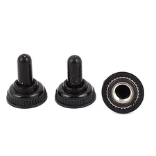 3Pcs 5mm Dia Resistance Rubber Toggle Switch Waterproof Boot Cover Cap