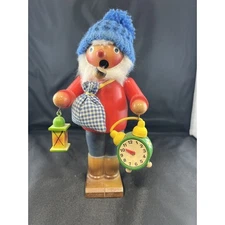 VINTAGE STEINBACH GERMAN WOODEN SMOKER “THE CLOCKSMITH S771