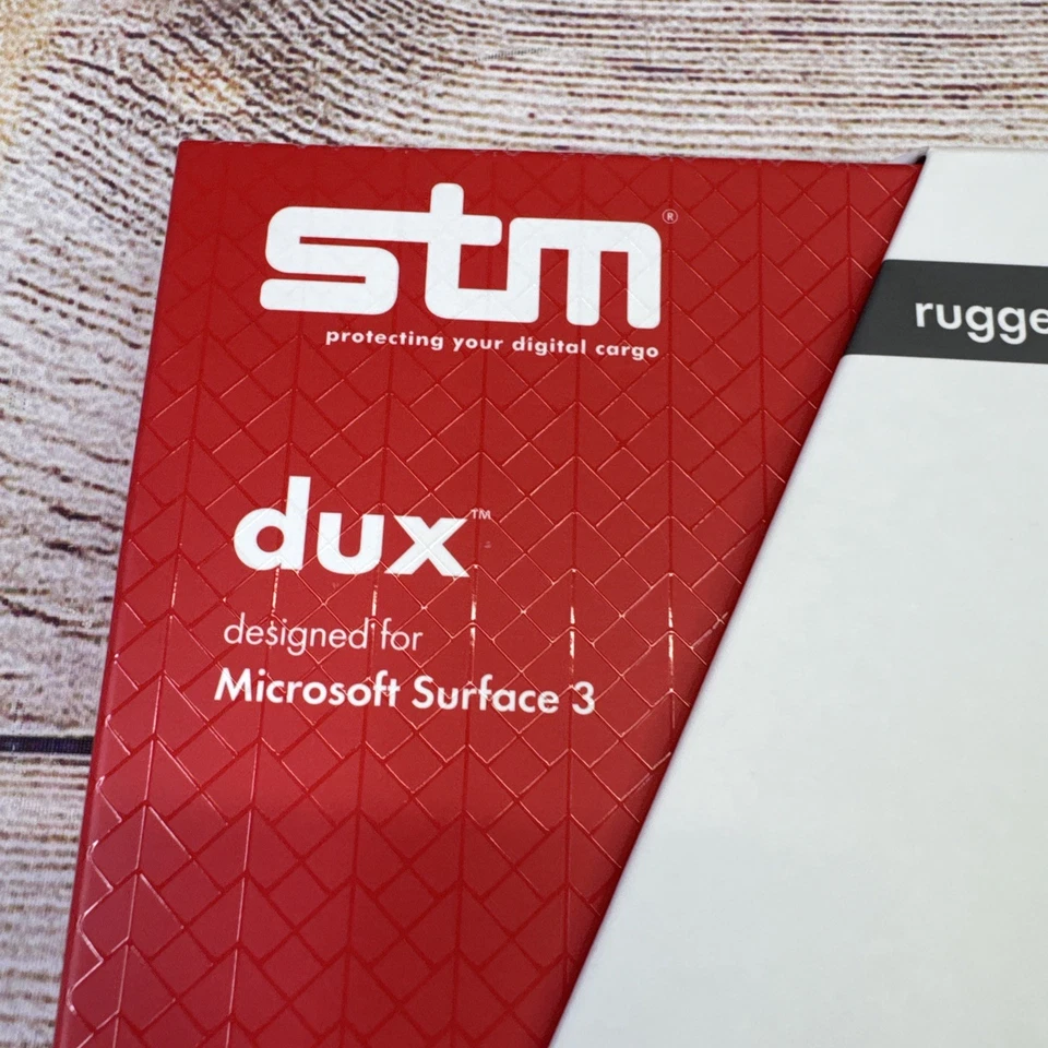 STM Dux Rugged Case for Microsoft Surface 3 (Black) STM-222-103J-01 NEW Open Box - Image 2 of 4