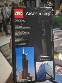 LEGO Architecture #21000 Willis Tower Sears Chicago Complete Set Box & Manual