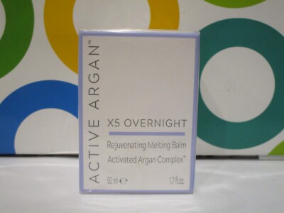 SIBORG ~ ACTIVE ARGAN X5 OVERNIGHT REJUVENATING MELTING BALM ~ 1.7 OZ