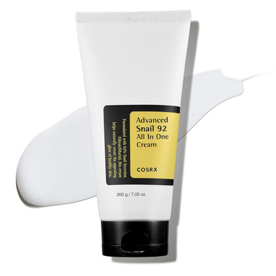 Snail Mucin 92% Moisturizer, Daily Repair Face Gel Cream Tube Type for Dry, Sens
