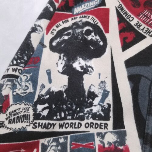 Vintage Y2K Eminem Slim Shady Ltd Hoodie All Over Print XL Rap Marshall Mathers - Picture 8 of 14