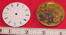 VINTAGE 43MM POCKET WATCH MOVEMENT QUARTER REPEATER TEMPERATURE CURB CYLINDER