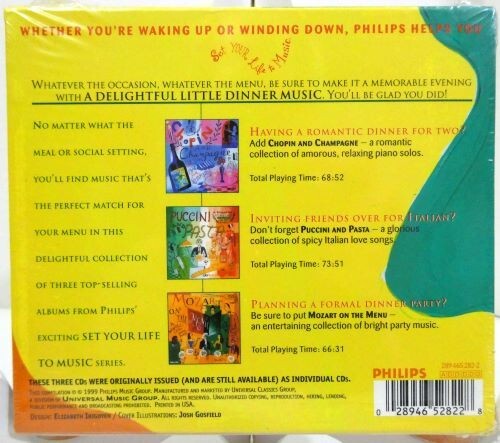 A Delightful Little Dinner Music 3 CD Box Set Sealed - Picture 2 of 3
