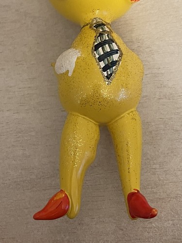 DE CARLINI ITALY DUCK YELLOW ORNAMENT LARGE  BLOWN GLASS VINTAGE - Bild 7 von 9