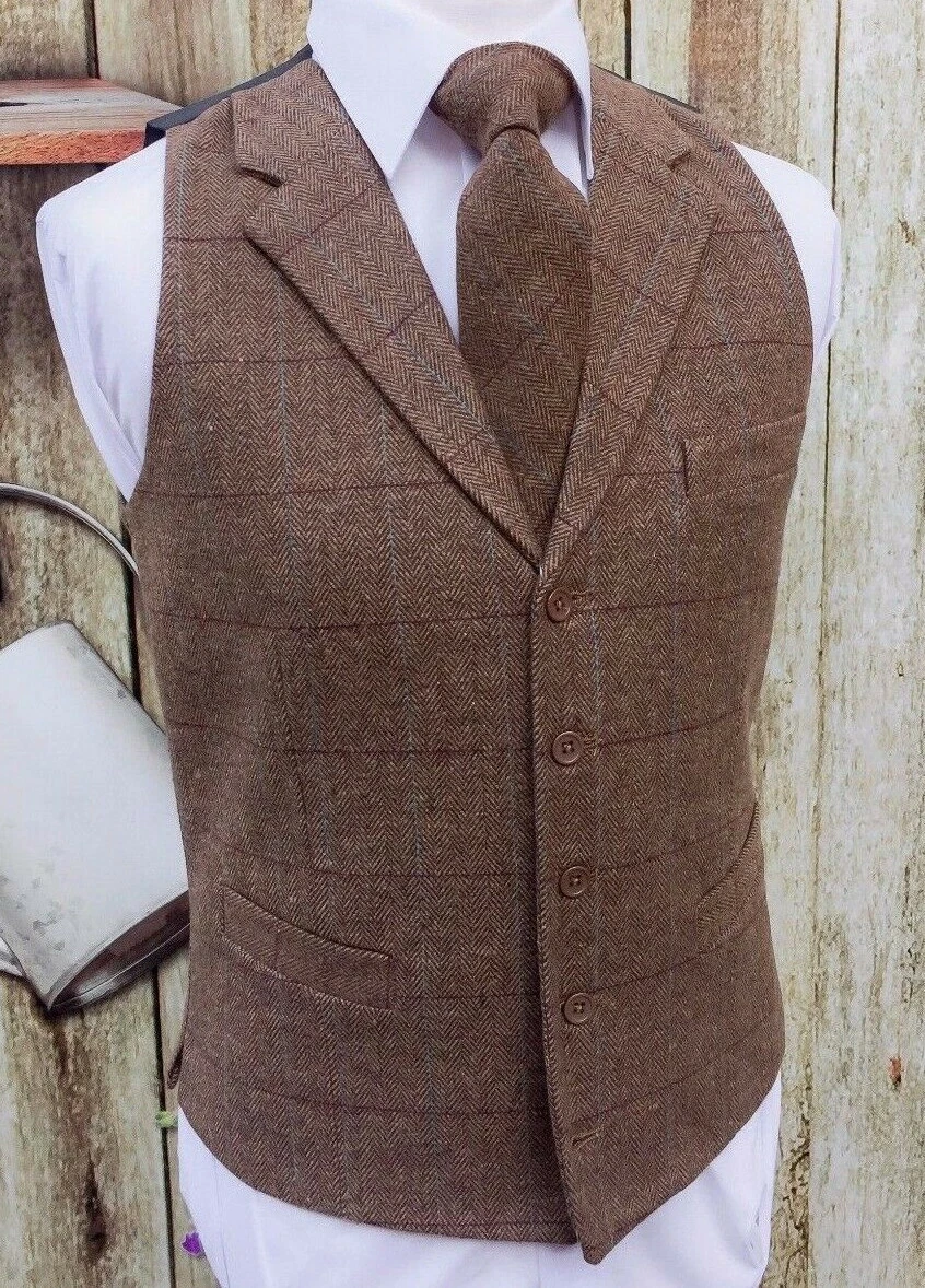 Men's wool store blend waistcoat