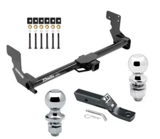 Trailer Tow Hitch For 16-23 Mercedes-Benz Metris Receiver w/ 1-7/8" and 2" Ball