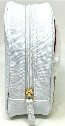 Bolso de Mano Bath & Body Works muñeco de nieve brillante maquillaje cosméticos brillo bufanda dorada - Imagen 2 de 3