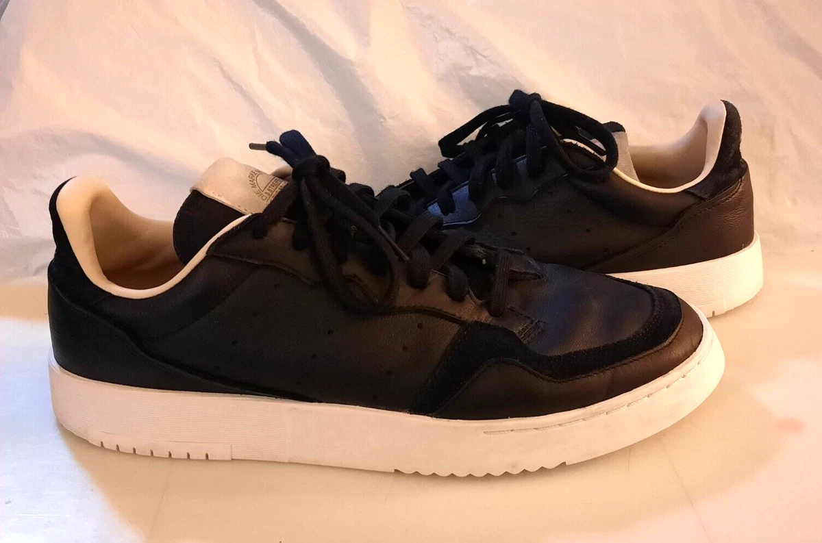 Adidas supercourt best sale black white