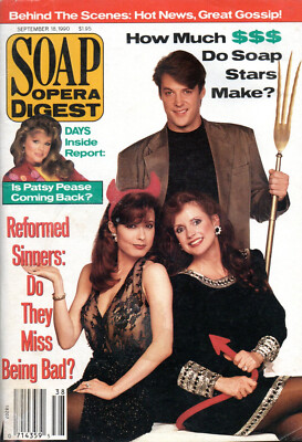 Soap Opera Digest Sept. 18 1990 Matthew Ashford Tracey E. Bregman Jacklyn Zeman