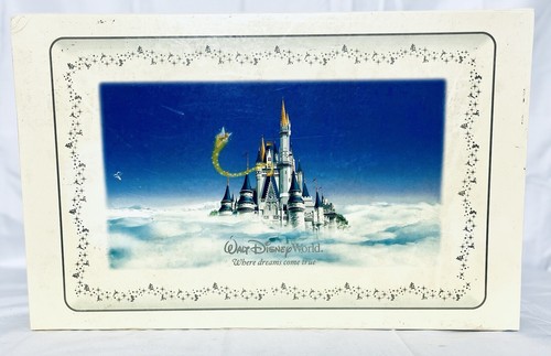 Walt Disney World Large Serving Tray Where Dreams Come True Vintage Platter