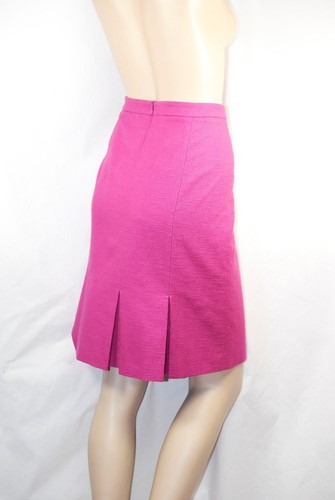 $625 ARMANI COLLEZIONI US 8 (32" waist) Pink Pleated Skirt Dress Women NEW ITALY - Picture 5 of 10
