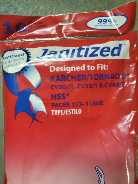 tornado cv30 vacuum bags