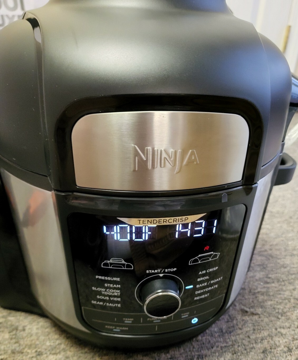 Ninja FD401 Silver Foodi 12 in 1 Deluxe XL 8 Quart Pressure Cooker Air Fryer zp 622356558174 eBay