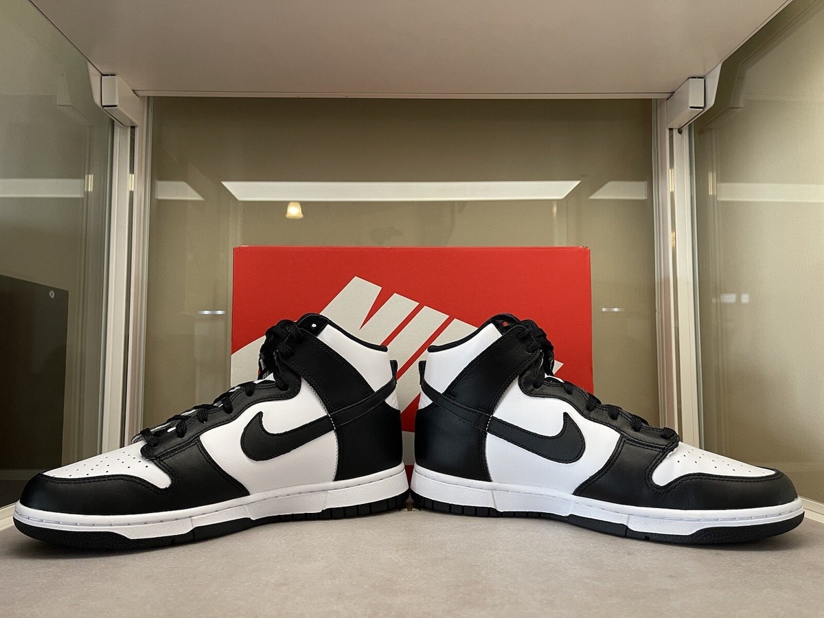 新品 NIKE WMNS DUNK HIGH PANDA DD1869-103 DD1869-103 Nike Dunk High Panda Black White University Red