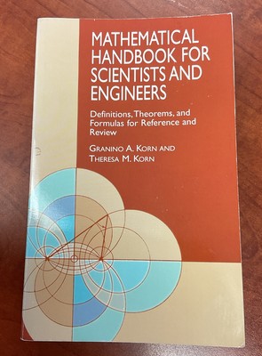 Dover Civil and Mechanical Engineering Ser.: Mathematical Handbook for...