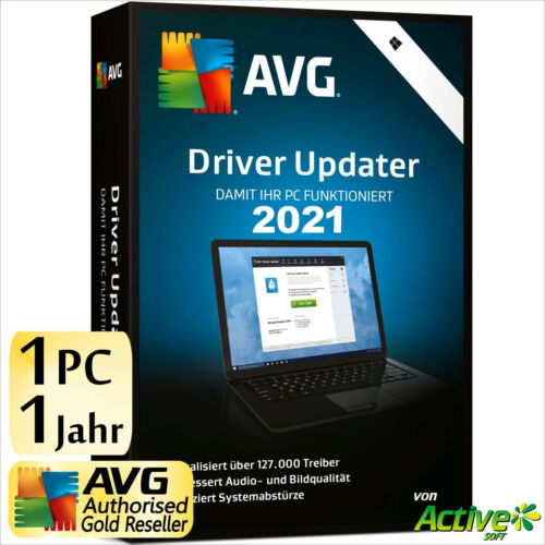 AVG Driver Updater 2024 1 PC 1 Jahr | VOLLVERSION / Upgrade | Treiber DE-Lizenz - Afbeelding 1 van 2