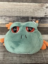 RUSS LIL PEEPERS TREE FROG RIBBETT PLUSH TOY 9.5" LONG GREEN ORANGE BIG EYES