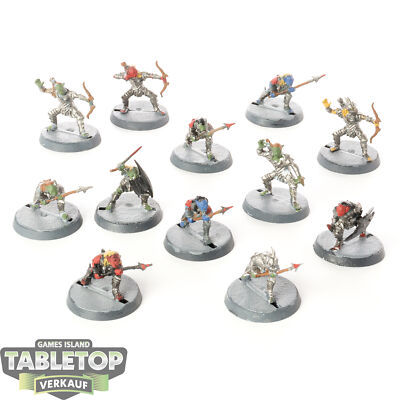 HdR Figuren - Böse - 12 x Moria Goblins - teilweise bemalt