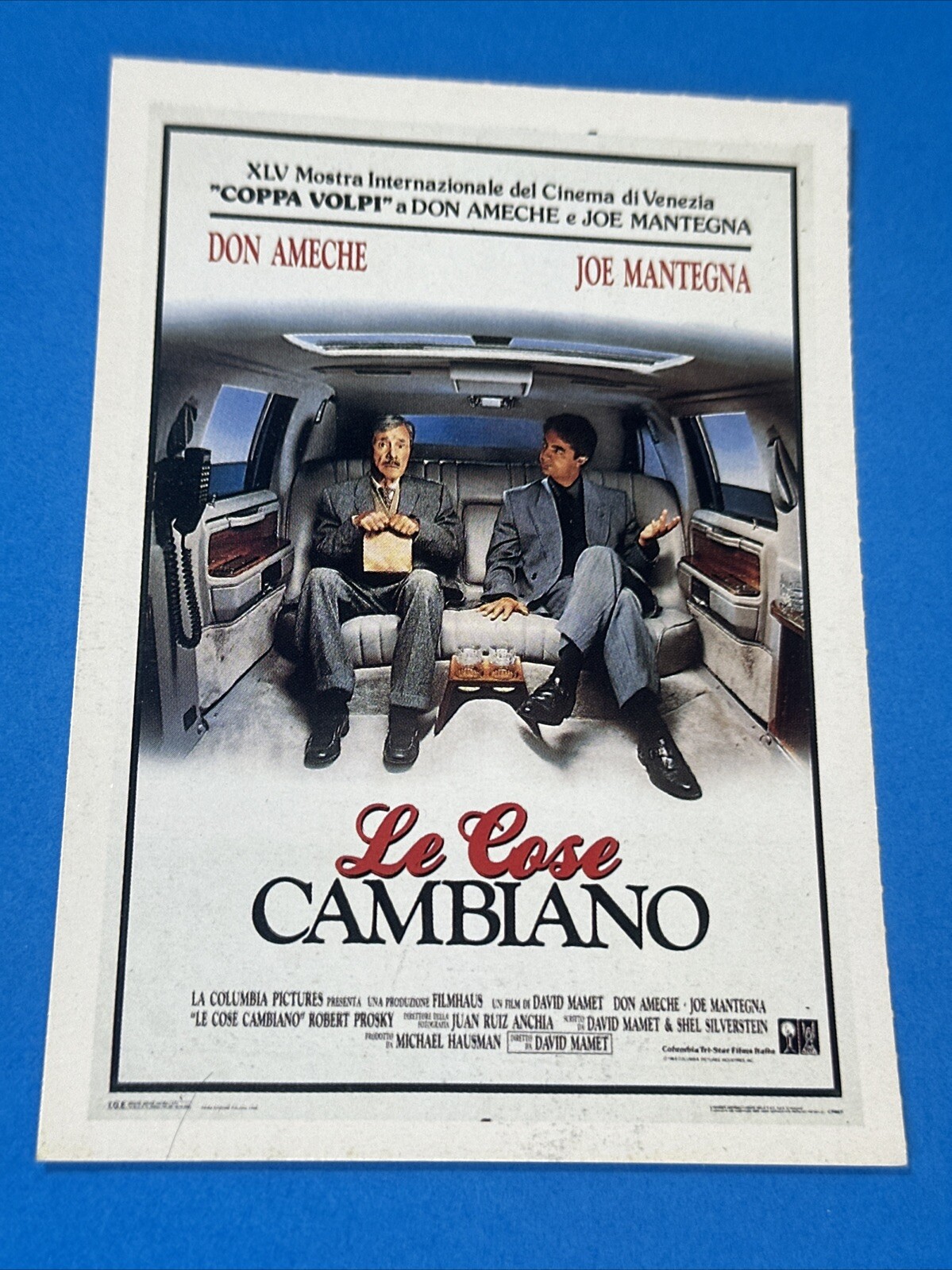 LE COSE CAMBIANO - Locandina Poster - Vintage Versione Ufficiale