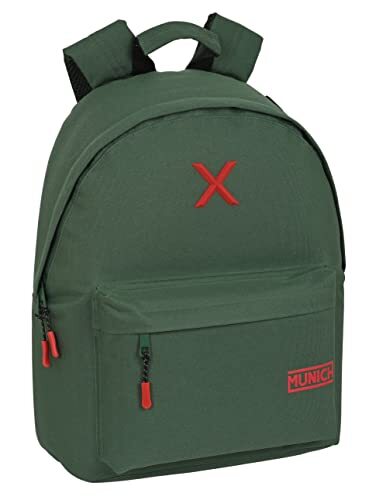 Laptop Backpack Munich  Munich Basicos  31 X 41 X 16 Cm Green NUOVO
