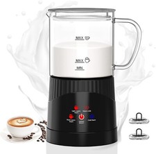 Montalatte elettrico 4 in 1 400 ml,montalatte automatico a induzione 500 W