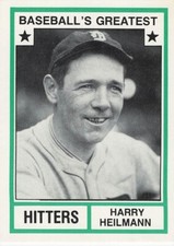 HARRY HEILMANN BASEBALL'S GREATEST HITTERS  1982 TCMA #20