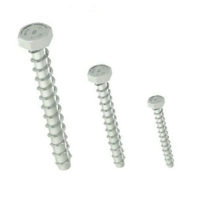 HECO MULTI-MONTI Schraubanker MMS-S Betonschraube Schwellenanker Stahl blau verz