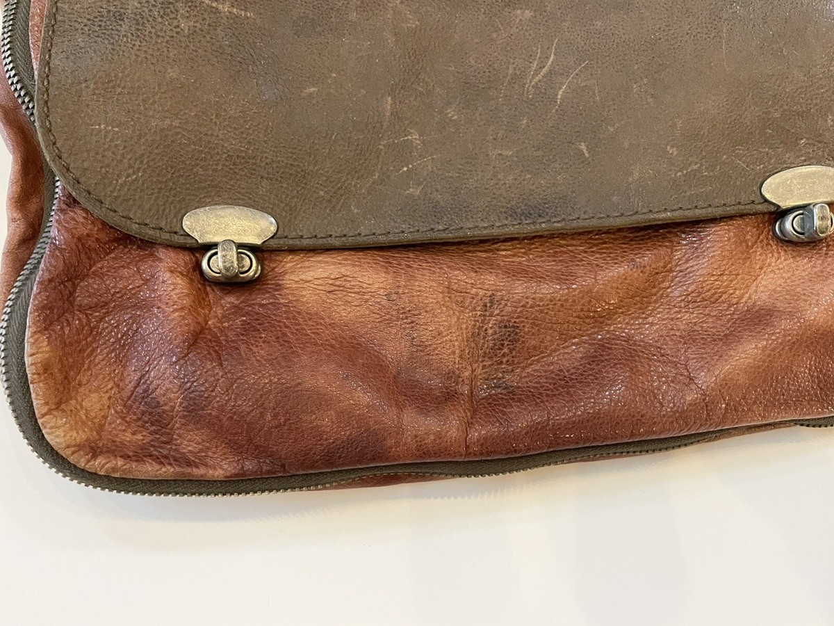 Liebeskind Berlin Two Tone Crossbody Leather Messenger Bag View 3