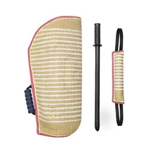 Dog Bite Training Set MelkTemn Professional Dog Bite Sleeve Arm with Whip Agi...